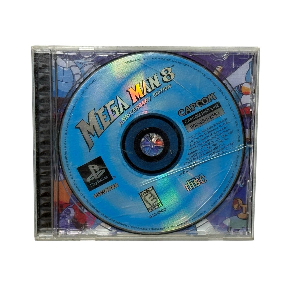 Mega Man 8: Anniversary Edition (PlayStation PS1) Disc Only Tested Works